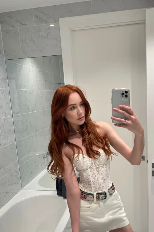 sexy red hair skinny escort